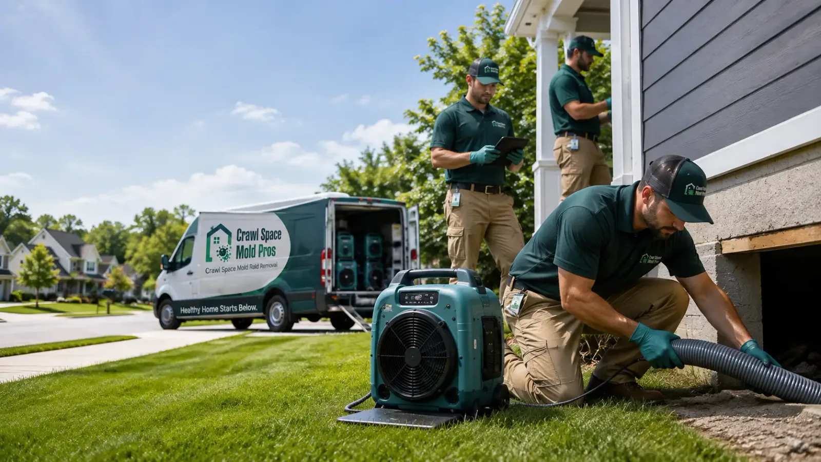 Crawl Space Mold Removal in Freeport, PA